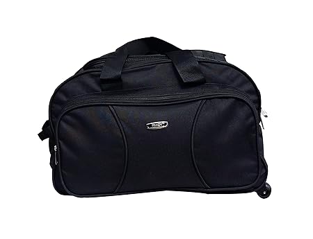 Batu Lee Finex Wheel Strolley Luggage Travelling Trolley Bag (Large Size) (Black)