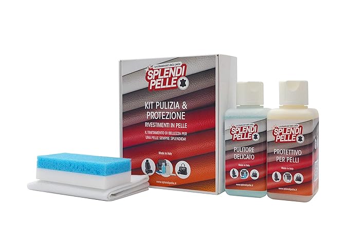 title=SPLENDIPELLE ® Kit per la Cura, la Pulizia e la Protezione di divani, poltrone e