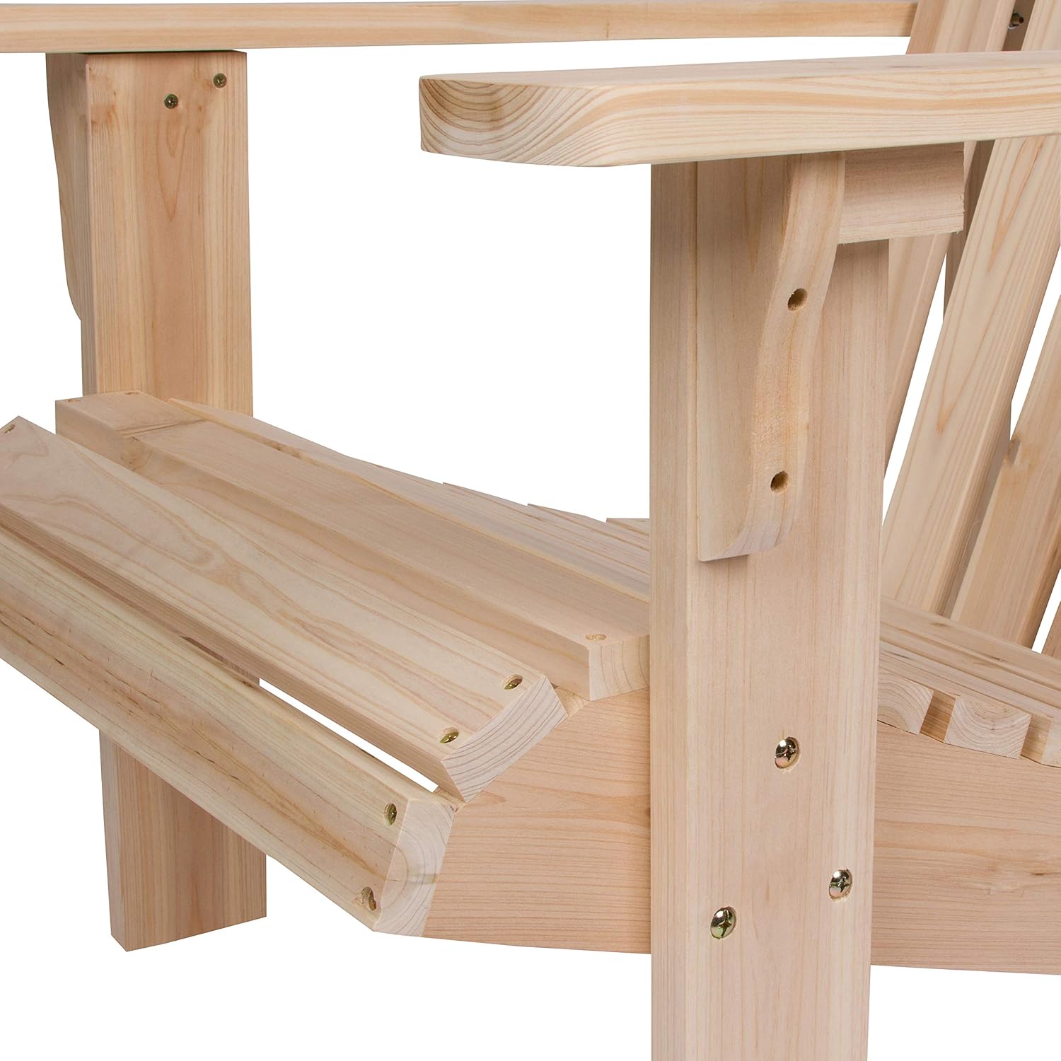 Shine Company Inc. 4611N Westport Adirondack Chair, Natural : Patio Chair Covers : Garden & Outdoor
