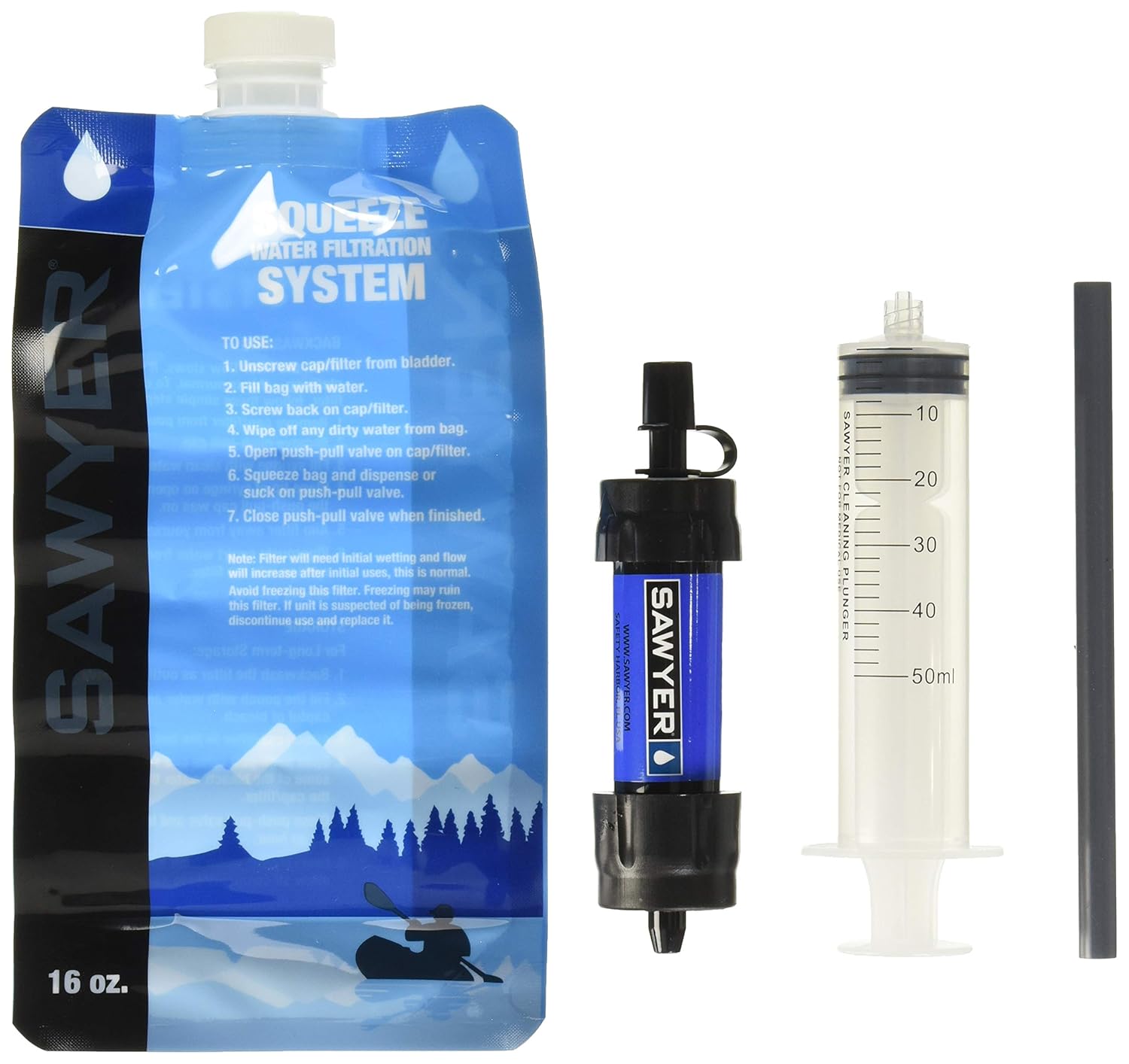 Sawyer Mini Personal Water Filter, Blue
