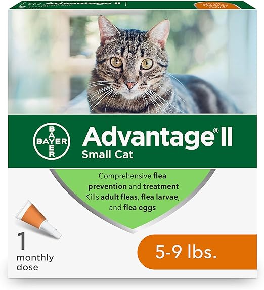 advantage ii for small cats