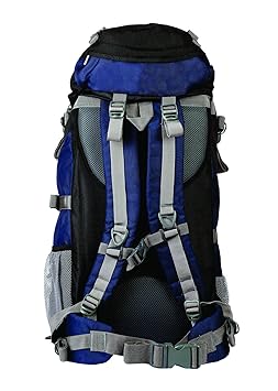 impulse unisex blue 65 litres rucksack