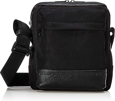 Amazon ディーゼル Diesel メンズ ミックスマテリアル クロスボディバッグ Xp3590 Uni ブラック T8013 Diesel ディーゼル ショルダーバッグ