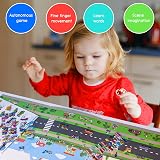 ASTARON Reusable 3D Puffy Sticker Book 88 Pcs Vehicles Kids Education view 6