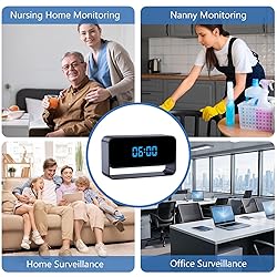 FHD 1080P Clock Camera - WiFi Wireless Camera for