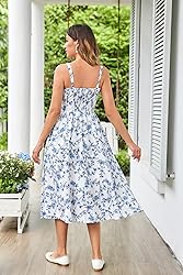 Scarlet Darkness Floral Dress for Women Ruched Bust