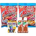 Assorted Mexican Candy Bundle. Includes a 2-6 Oz Packs of Jovy Chili Rokas Assorted Candy & and 2-0.35 Oz Mini Tajin Clasico Chili Lime Seasoning Plus a DaTodAll Llama Sticker