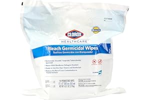 CloroxPro Healthcare Bleach Germicidal Wipes Refill, Healthcare Cleaning and Industrial Cleaning, Clorox Wipes, 110 Count - 30359