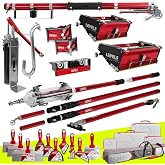 Full Drywall Taping and Finishing Set - LEVEL5 | Automatic Taper, 10&rdquo;/12" Flat Boxes, 3&rdquo;/3.5&rdquo; Angle Heads, MiniShot, Corner Roller, Extendable Handles, Pump, Gooseneck | 4-681