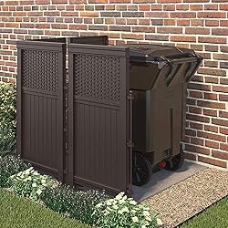 Suncast 4 Freestanding Wicker Resin Reversible