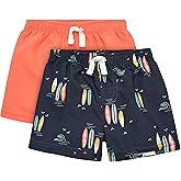 2-Pack Baby & Toddler Boys Surf Swim Trunks