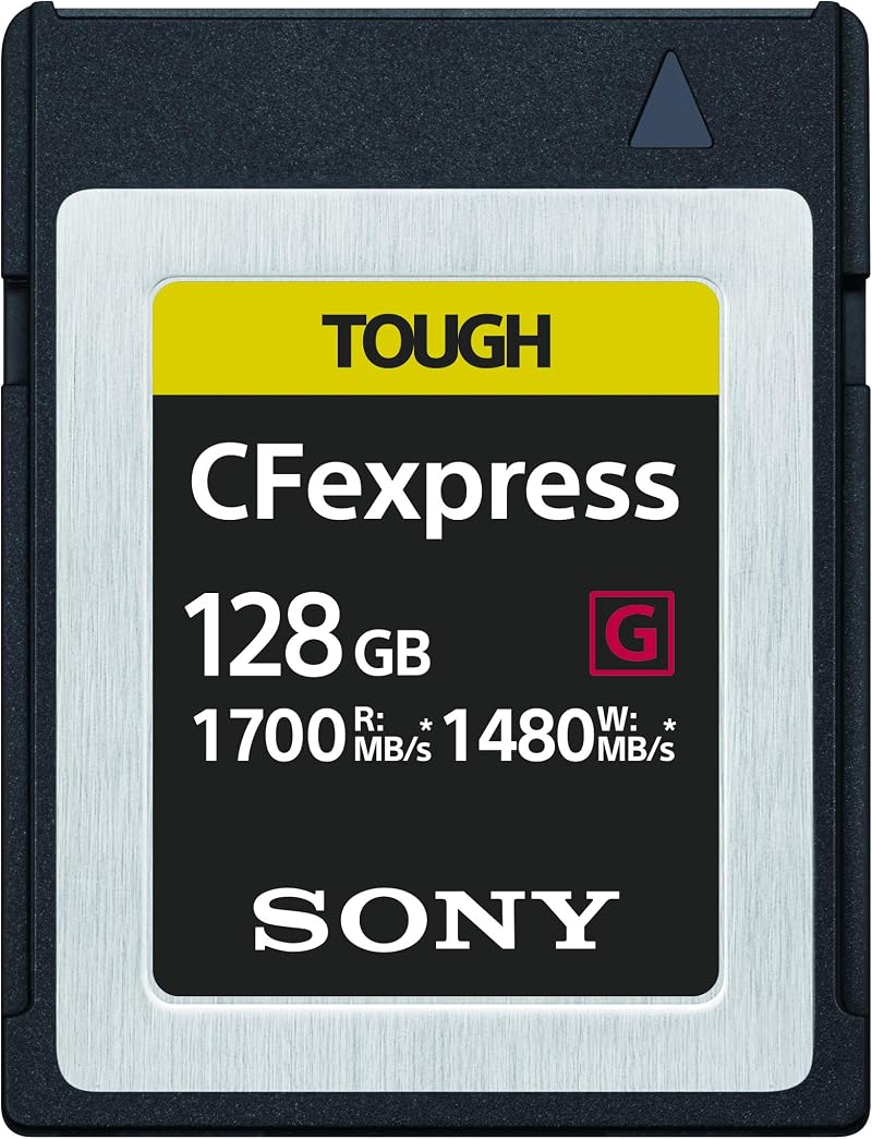 Sony Memory 128GB Tough CFexpress Card Type B Ultra Speed R1700/W1480 CEB-G128/J
