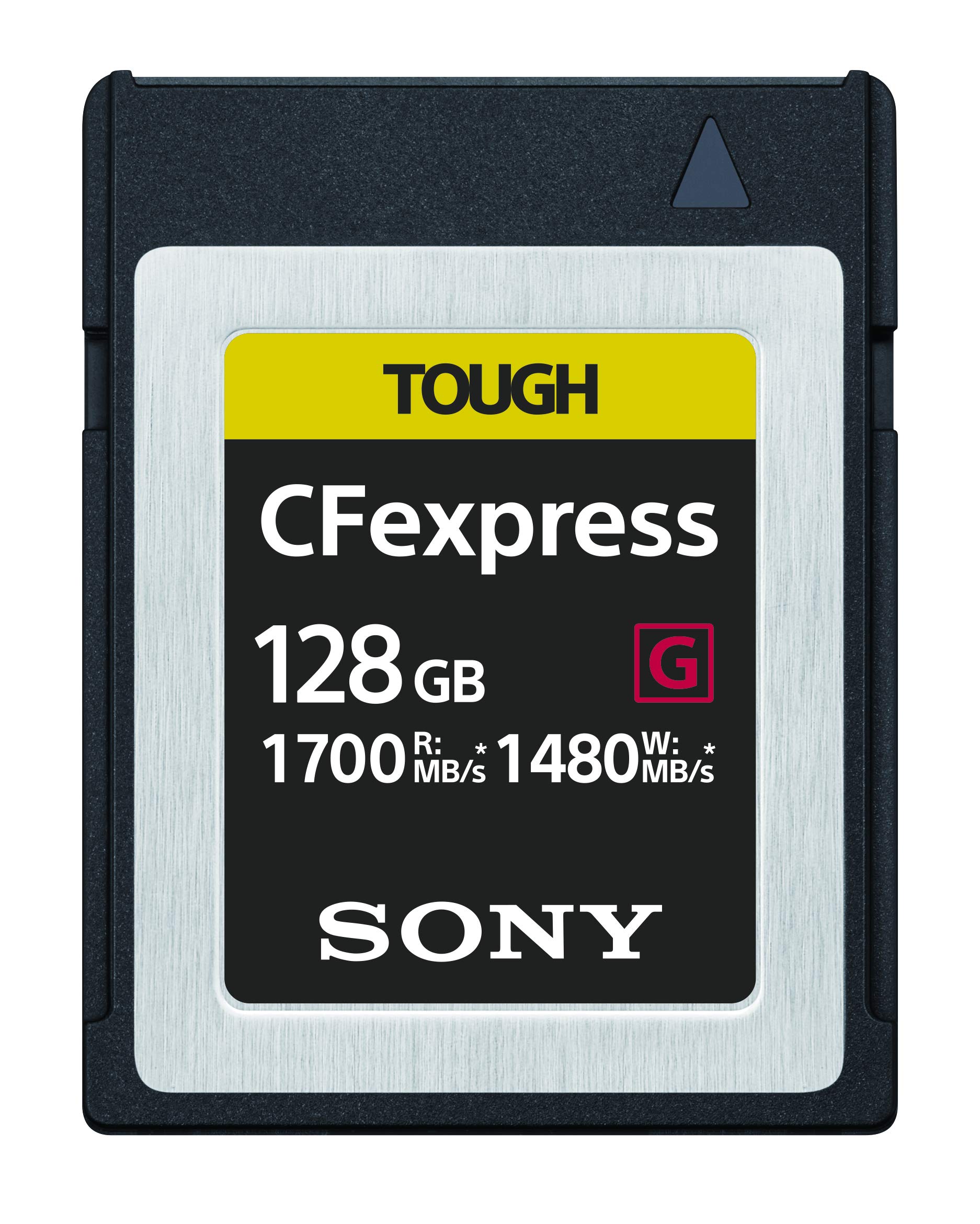 SonyMemory 128GB Tough CFexpress Card Type B Ultra Speed Memory Card (Read, 1700MB/s Write, 1480MB/s) - CEB-G128/J, CEB-G128/J SYM