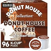 Donut House Collection Donut House Coffee Keurig Single-Serve K-Cup Pods, Light Roast Coffee, 96 Count