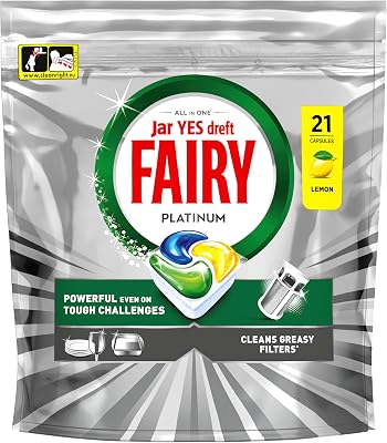 Platinum Lot de 126 tablettes pour lave-vaisselle Citron