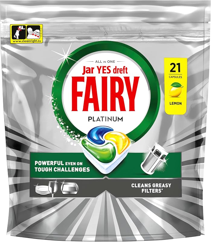 Platinum Lot de 126 tablettes pour lave-vaisselle Citron
