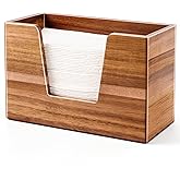 Wooden Paper Towel Holder, Napkin Holder for Bathroom Kitchen Countertop, C-Fold, Z-Fold, Trifold Hand Paper Towel Holder Dispenser