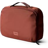 Bellroy Hanging Toiletry Kit Plus 8L, Travel Toiletry Bag - Clay | 8L travel hanging toiletry bag for your toiletries and essentials