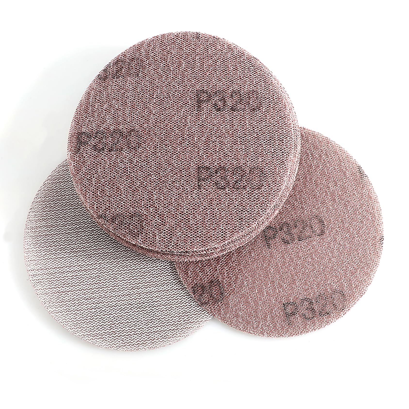 Kcmell 125mm Mesh Sanding Discs 20Pcs,5 Inch Hook & Loop Sanding Pads, Dust Free Mesh Sanding Discs Pads Anti-Blocking Orbital Sander Discs Sandpaper for Grinding Polishing Car Wood Floor (320 Grit)