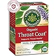 Traditional Medicinals Organic Throat Coat Seasonal Tea, 16 Tea Bags (Pack of 6)