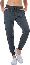 ToBeInStyle Women's Solid Print French Terry Jogger