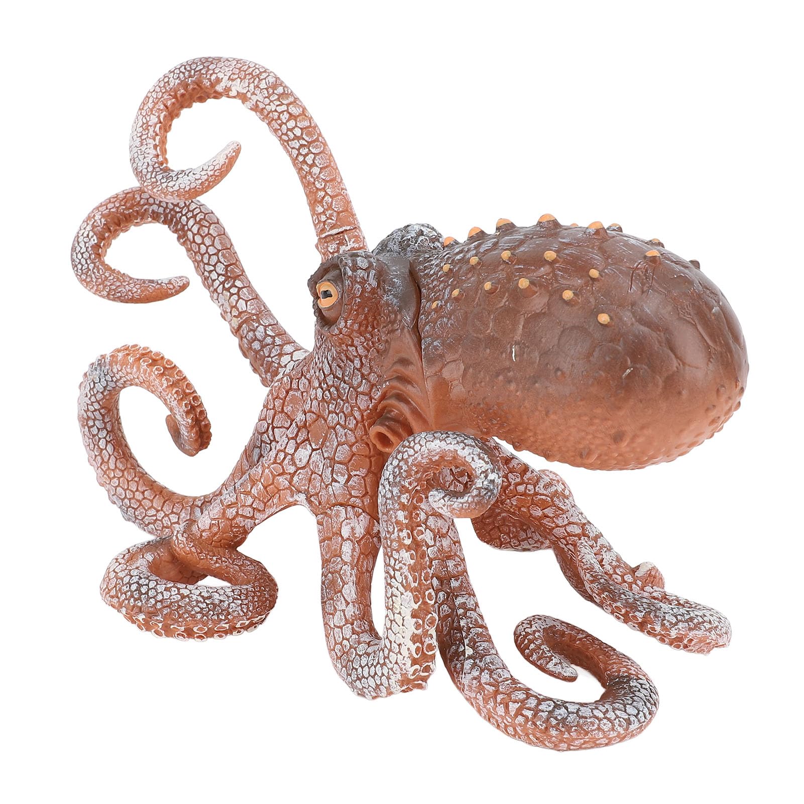TOPINCN Simulation Octopus Model, Ocean Animal Toy Educational Plastic Figurine for Kids, Large Realistics Marine Animal Toy PVC Octopus Figurine Statue for Learning and Play