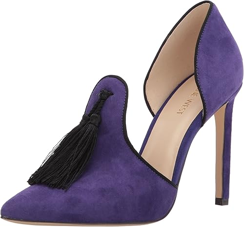 nine west purple pumps