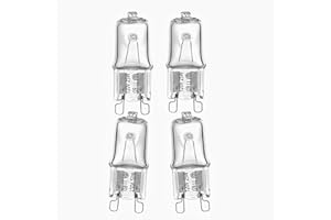 NEEBAO WPW10169757 Wall Oven Light Bulb Replacement Fit for Whirlpool Jenn-Air Kitchenaid,120V 25W G9, 4 PCS