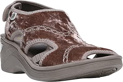 Amazon.com | BZees Drama Womens Mauve Wedge Sandals (7.5 US, Medium) | Flats