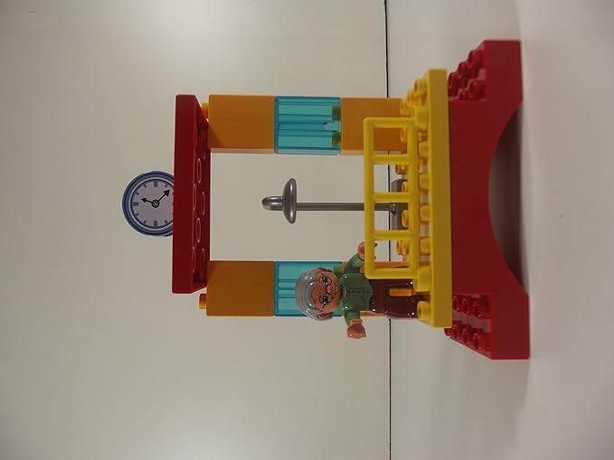 LEGO Duplo Exclusiv Kleiner Landbahnhof m. Bahnhofsuhr u. Passagier Duplo Eisenbahn Polybag