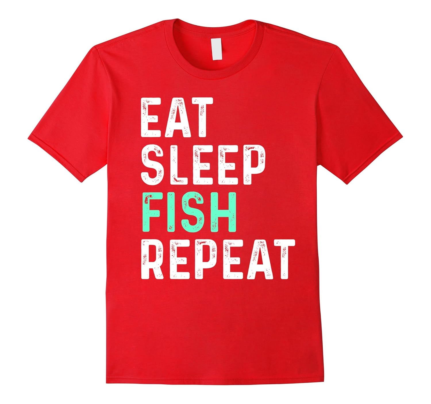 Eat Sleep Fish Repeat T-Shirt-ANZ