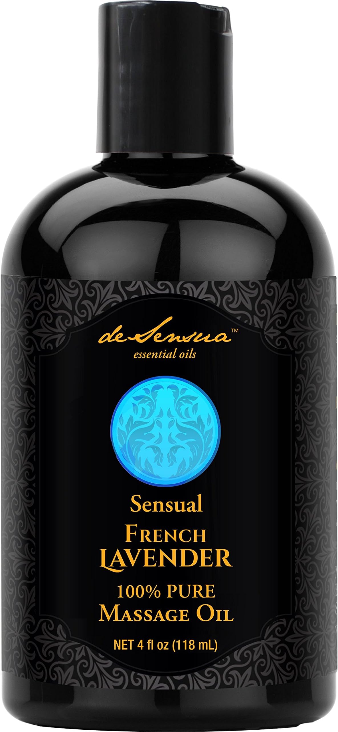 Premium Sensual Massage Oil with Essential Oils, French Lavender – Relaxing and Erotic Aromatherapy, Sensitive and Stimulating Essential Oils, Increases Comfort and Pleasure, Ideal Gift for Couples
