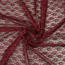 MDS Pack of 15 Yard Bridal Solid Raschel Lace