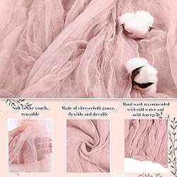Boao Halloween Cheese Cloth 35.43 x 393.7 Inch Pink