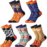 Jeasona Boys Socks Kids Crew Socks Funny Animal Christmas Gifts for Teen Boys