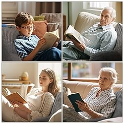 ABROLOY Reading Pillow for Adult, Bed Reading