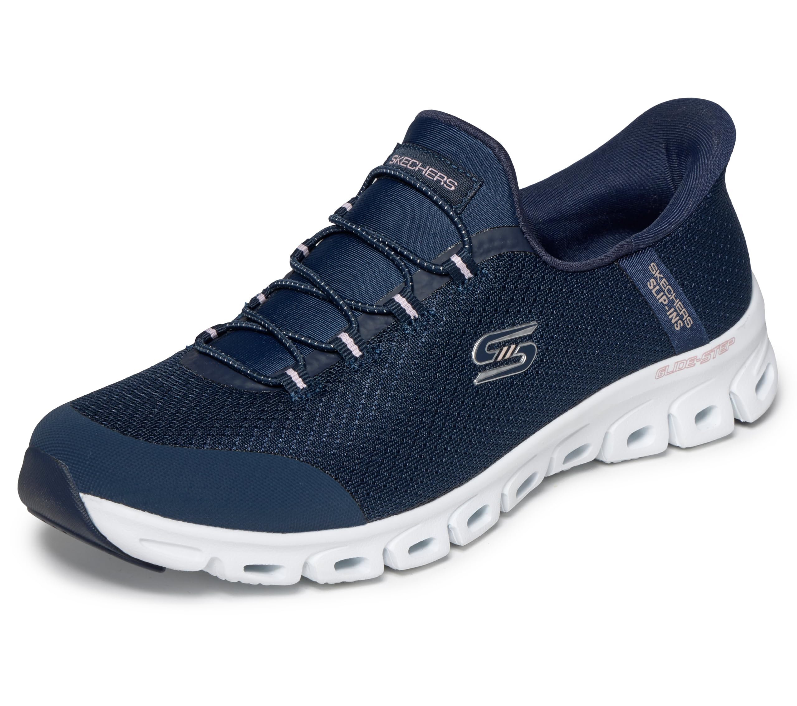 Skechers Women’s Hands Free Slip-Ins Sport Active Glide-Step – Pursuit, NVY, 9.5 Wide