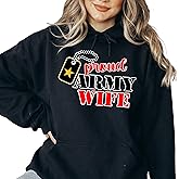 HQR Express Proud Army Wife Sweatshirt and Hoodie, S7026
