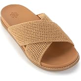 The Sak Penelope Slide Sandals - Women's Flat Slides, Soft Cushion Sole
