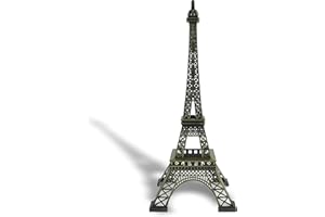 Allgala 15" Eiffel Tower Statue Decor Alloy Metal, Bronze