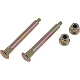 Dorman 38447 Front Door Hinge Pin and Bushing Kit - 2 Pins and 2 Nuts | Fits Select Jeep Models