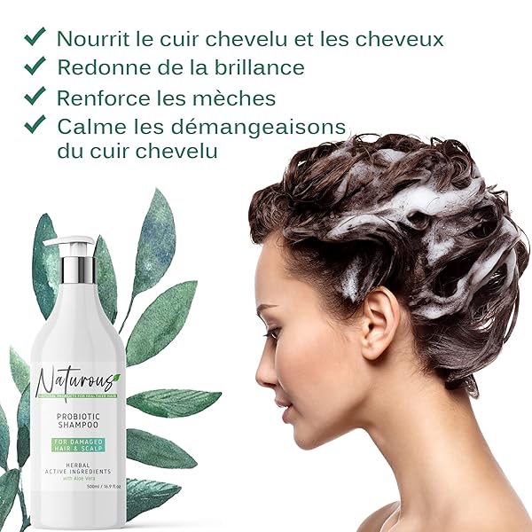 NATURAL AFTER KERATIN ALOE VERA SHAMPOO – PARABEN ALCOHOL SULFATE AND SALT FREE – NUTRIENTS RICH ORGANIC HERBAL INGREDIENTS – REPAIR AND ANTI FRIZZ – POST HAIR COLORATION FOR DAMAGED HAIR – 17 OUNCES