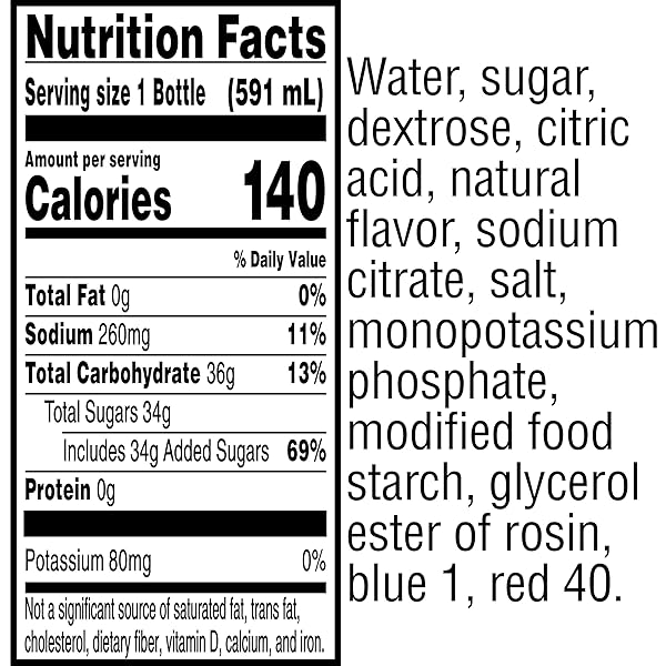 GATORADE THIRST QUENCHER ARTIFICIAL, FIERCE GRAPE SPORTS DRINKS, 20 FL OZ (PACK OF 8)