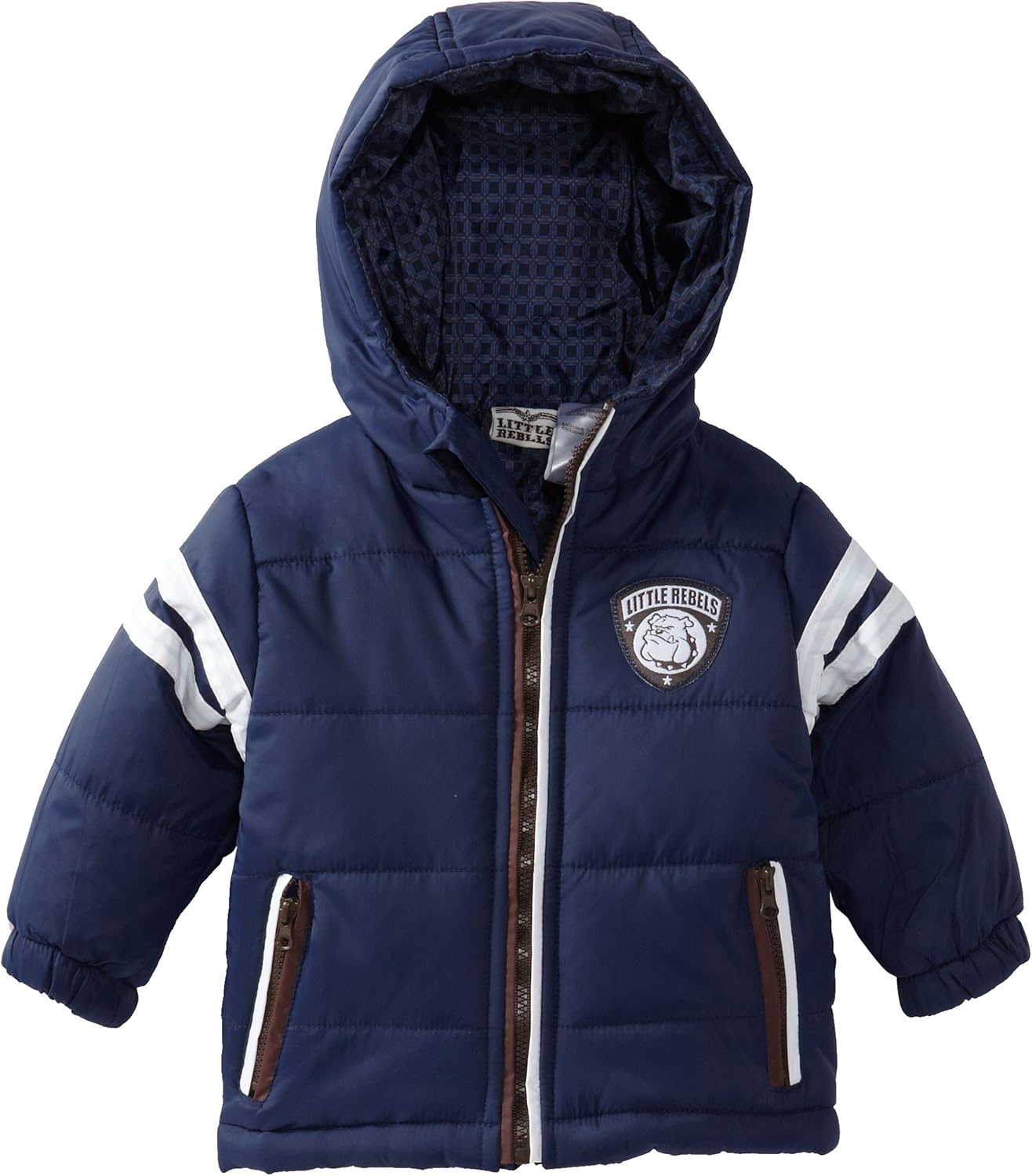 Little Rebels Baby Boys' 1 Piece Stripped Sleeve Jacket