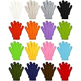 Cooraby 16 Pairs Winter Kids Gloves Warm Toddler Glove for Boys Girls