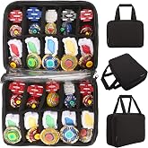 KISLANE Battle Spinner Carrying Case, 20 Slots Storage Bag | Case with slots holds battle spinner tops and launchers. Spinners not included. Holds 20.