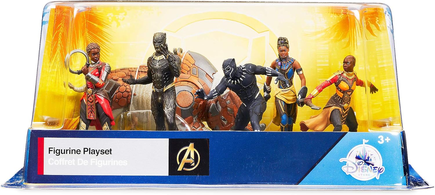 black panther figure playset