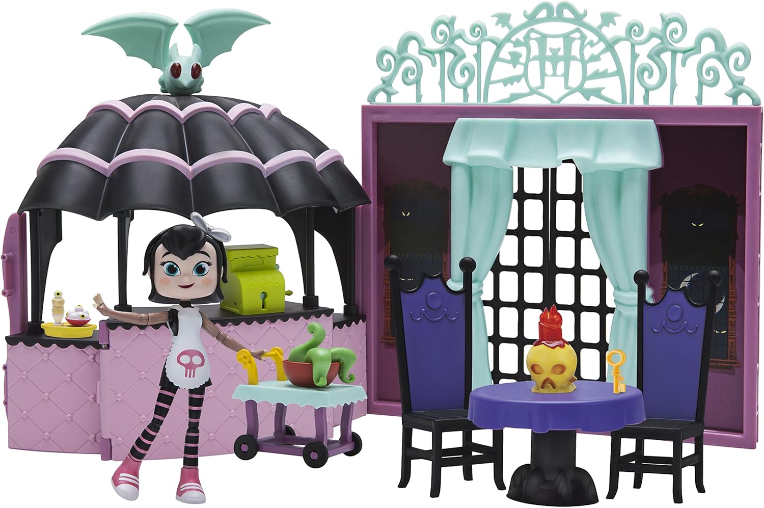 Amazon.com: Hotel Transylvania 98032 Cafe Playset, Unisex-Child: Toys