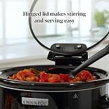 Crock-Pot Lift and Serve Digital Slow Cooker 4.7 L Hinged Lid Countdown Timer view 3