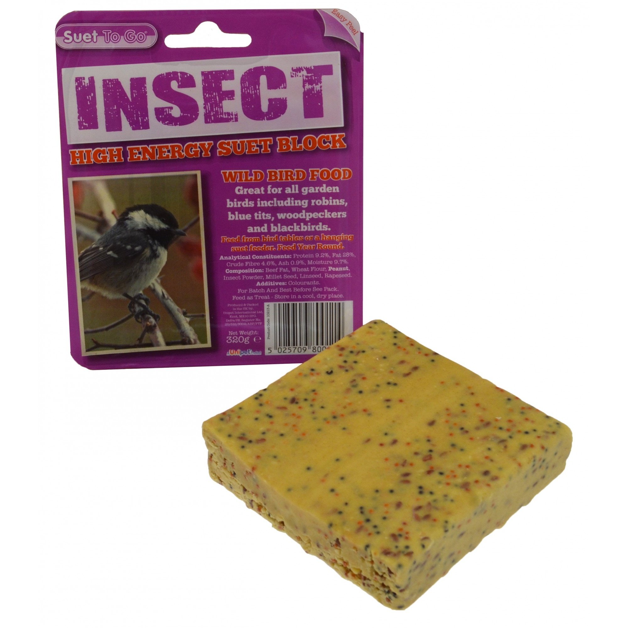 Suet To Go Insect Block